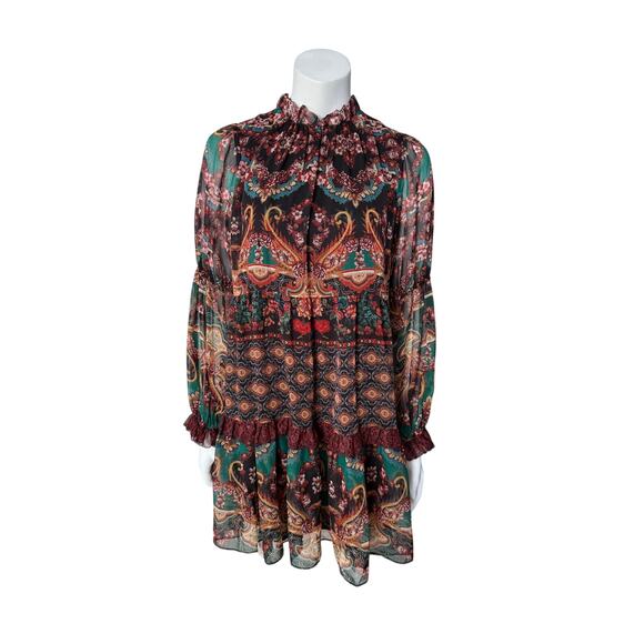 alice + oliva Dresses & Skirts - alice + olivia Dress Women's 8 Marella Mockneck Paisley Spellbound